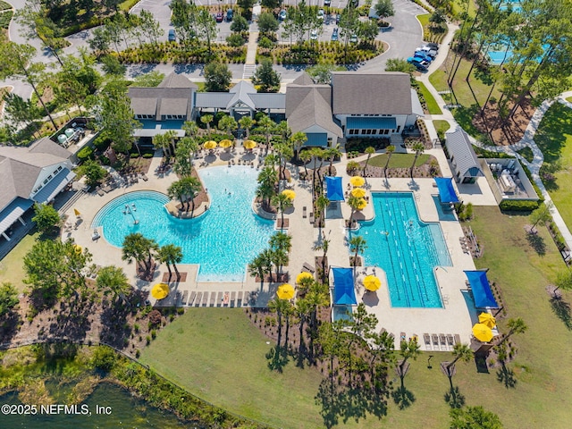 212 Foxcross Ave, Saint Johns, FL 32092 - drone / aerial view of a pool