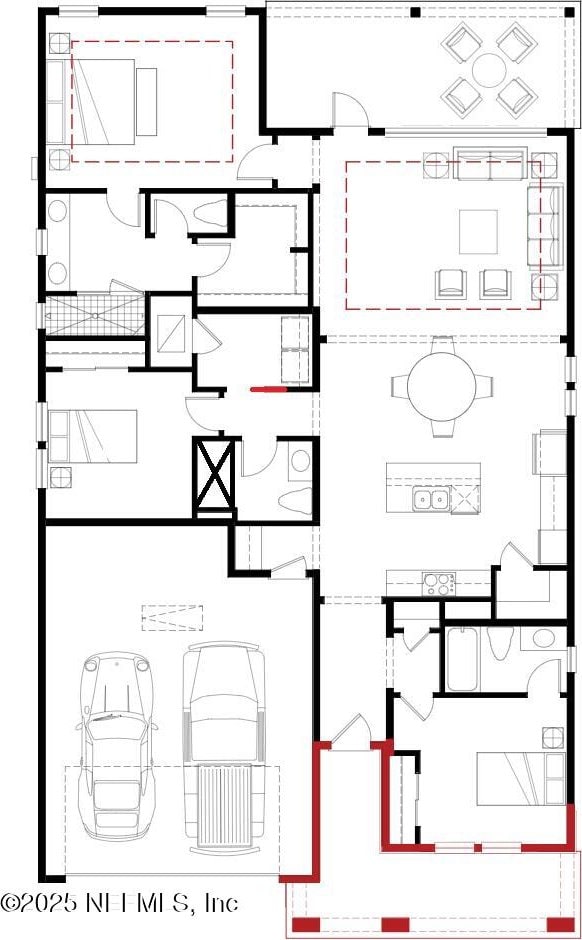 572 Maralinda Dr, Saint Augustine, FL 32095 - view of room layout