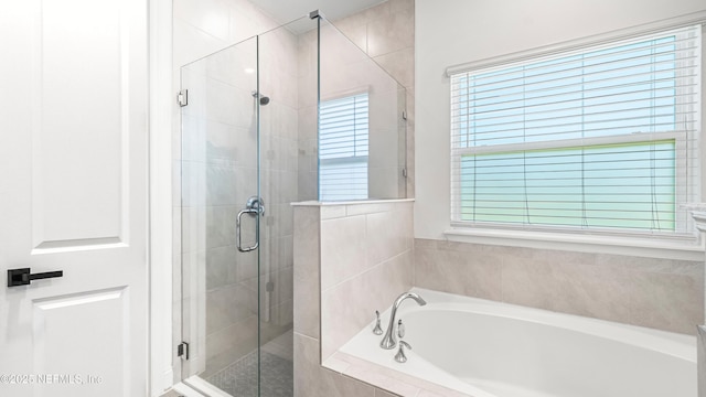 154 Pine Candle Way, Saint Augustine, FL 32092 - full bathroom featuring a bath and a shower stall