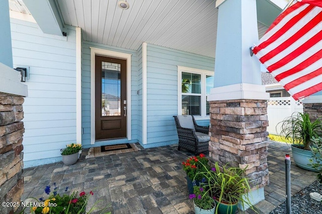 154 Pine Candle Way, Saint Augustine, FL 32092 - property entrance with a porch