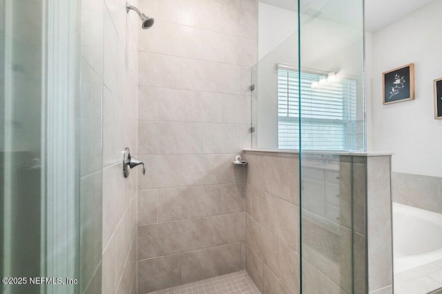 154 Pine Candle Way, Saint Augustine, FL 32092 - full bath featuring a tile shower and a bath