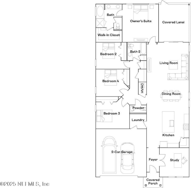 154 Pine Candle Way, Saint Augustine, FL 32092 - home floor plan
