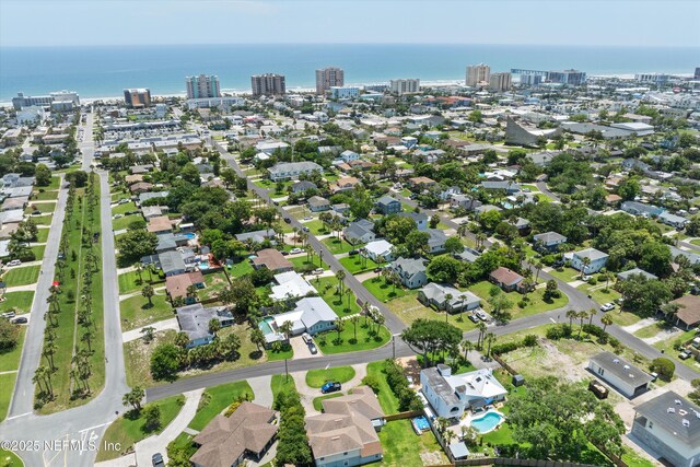 536 14th Ave N, Jacksonville Beach, FL 32250 - aerial overview of property's location with a nearby body of water and nearby urban area
