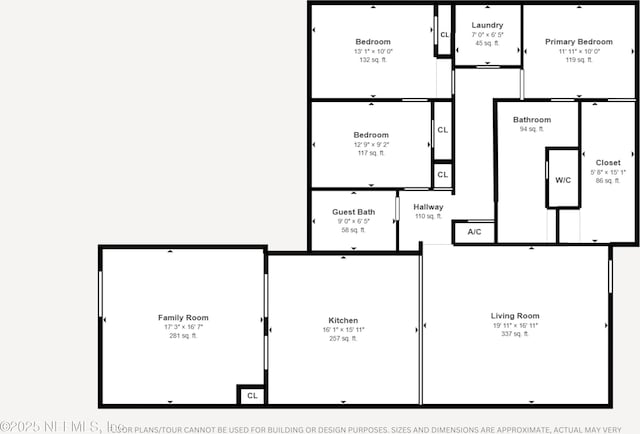 536 14th Ave N, Jacksonville Beach, FL 32250 - property floor plan