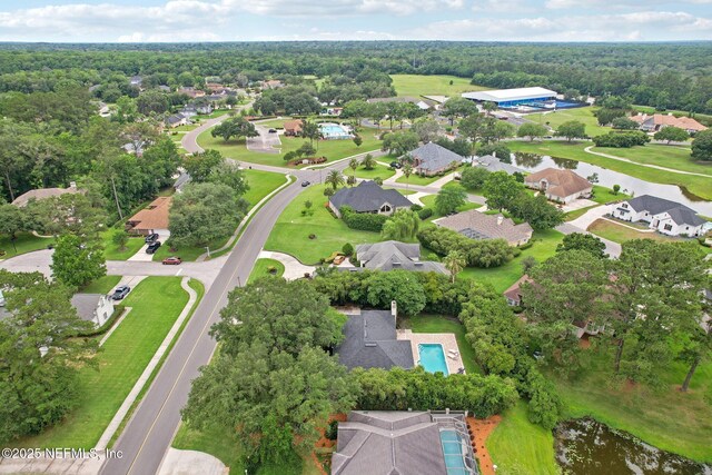 2478 Country Club Blvd, Orange Park, FL 32073 - aerial perspective of suburban area featuring a large body of water