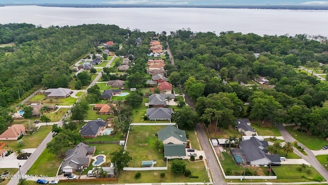 182 Malley Cove Ln, Fleming Island, FL 32003 - aerial overview of property's location featuring a large body of water and nearby suburban area