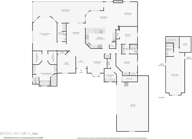 182 Malley Cove Ln, Fleming Island, FL 32003 - room layout