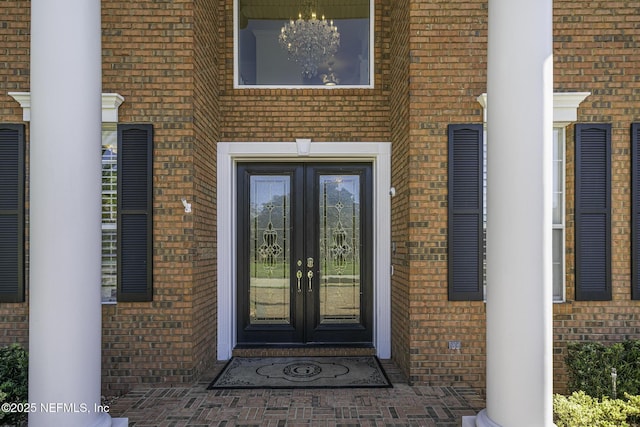 8135 Wekiva Way, Jacksonville, FL 32256 - entrance to property with french doors and brick siding