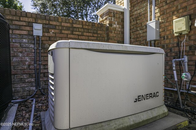 8135 Wekiva Way, Jacksonville, FL 32256 - exterior view of a power unit and brick siding
