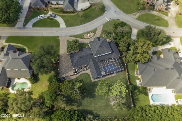 8135 Wekiva Way, Jacksonville, FL 32256 - aerial view of property's location with nearby suburban area and a pool area