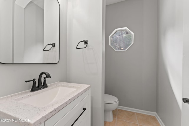 1612 Inkberry Ln, Saint Johns, FL 32259 - half bathroom featuring vanity and tile patterned flooring