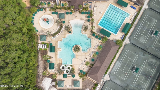 1612 Inkberry Ln, Saint Johns, FL 32259 - bird's eye view of a pool