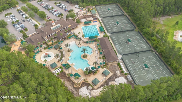 1612 Inkberry Ln, Saint Johns, FL 32259 - aerial view of a pool