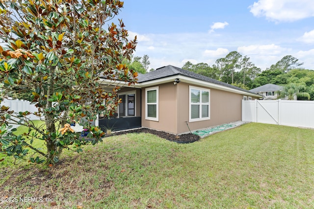 11521 Dunforth Cove Dr, Jacksonville, FL 32218 - view of side of property with a sunroom