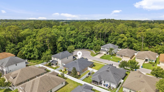11521 Dunforth Cove Dr, Jacksonville, FL 32218 - aerial view of residential area featuring a forest