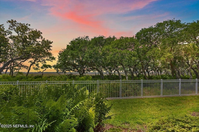 215 S Ocean Grande Dr Unit 105, Ponte Vedra Beach, FL 32082 - view of yard at dusk