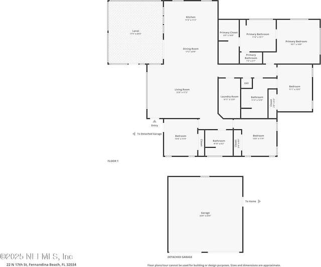 22 N 17th St, Amelia Island, FL 32034 - room layout