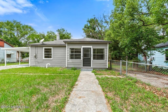 937 Stark St, Jacksonville, FL 32208 - view of front of property with a carport