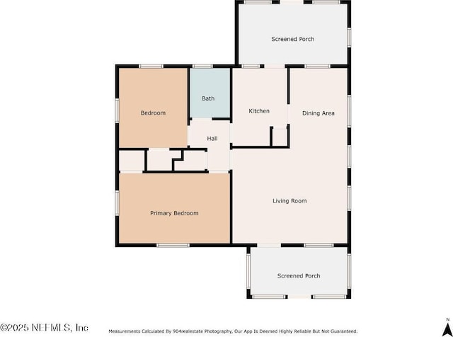 937 Stark St, Jacksonville, FL 32208 - floor plan / room layout