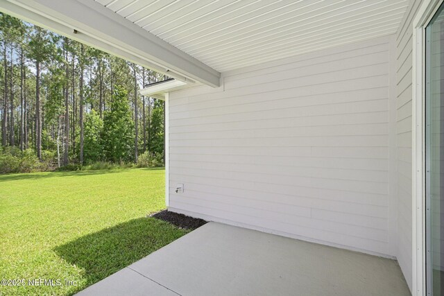 285 Greenway Ln, Saint Augustine, FL 32092 - view of green lawn featuring a patio area