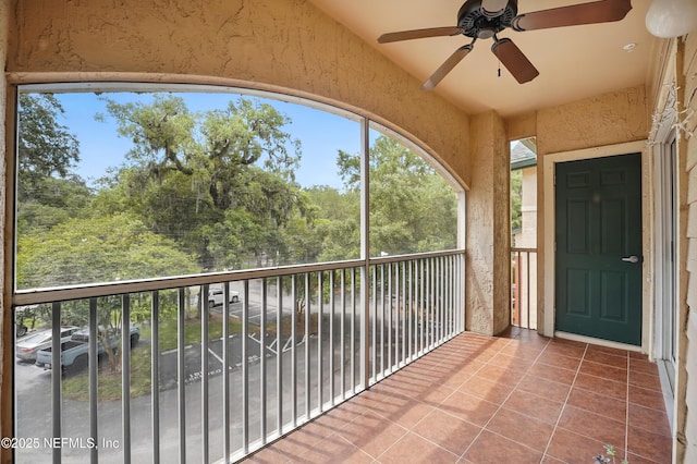 140 Veracruz Dr Unit 635, Ponte Vedra Beach, FL 32082 - balcony featuring a ceiling fan