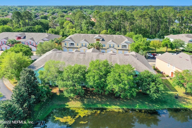 13793 Herons Landing Way Unit 4, Jacksonville, FL 32224 - aerial view of residential area featuring a forest and a large body of water