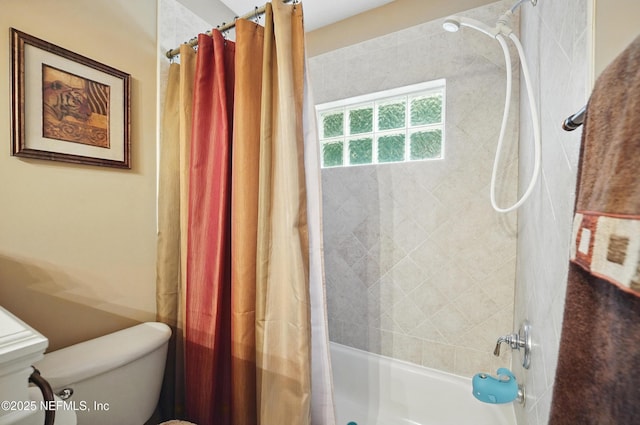 501 Greenbriar Rd, Saint Johns, FL 32259 - full bathroom featuring shower / bath combination with curtain and toilet