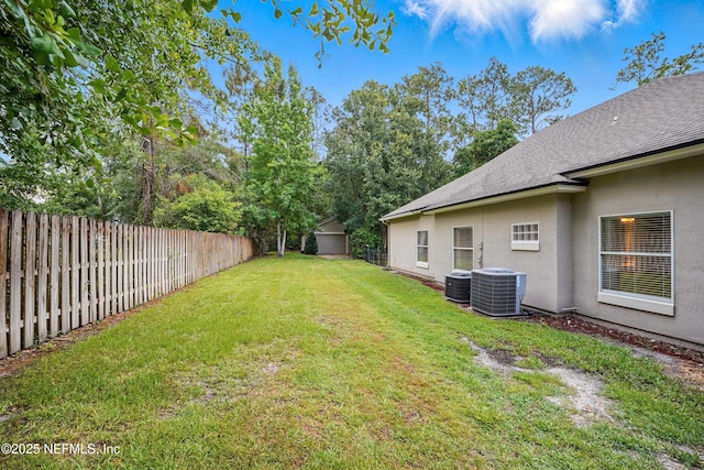 501 Greenbriar Rd, Saint Johns, FL 32259 - view of yard with central air condition unit