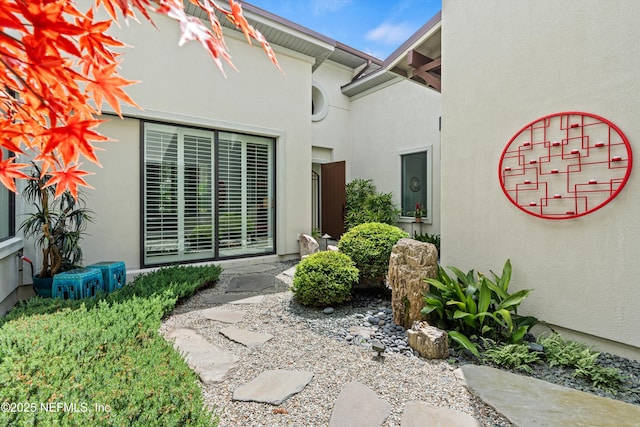295 Sophia Ter, Saint Augustine, FL 32095 - view of exterior entry featuring stucco siding
