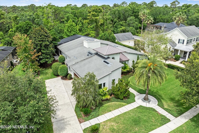 295 Sophia Ter, Saint Augustine, FL 32095 - aerial view of property and surrounding area featuring a forest