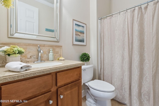 14 Marsh Hollow Rd, Ponte Vedra, FL 32081 - bathroom featuring tasteful backsplash, vanity, and toilet