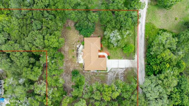 2270 Wilmhurst Rd, Deland, FL 32720 - aerial view of property and surrounding area featuring property parcel outlined