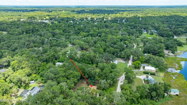 2270 Wilmhurst Rd, Deland, FL 32720 - aerial overview of property's location with a forest and a large body of water