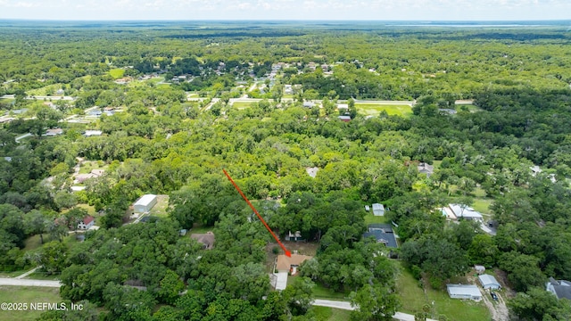 2270 Wilmhurst Rd, Deland, FL 32720 - aerial view of property's location featuring a heavily wooded area