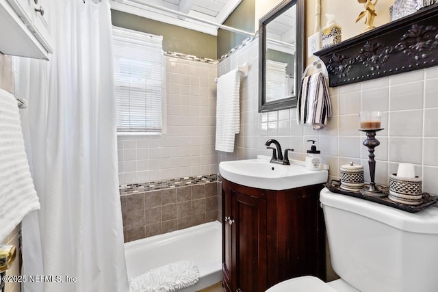 1810 Griflet Rd, Jacksonville, FL 32211 - bathroom featuring toilet, vanity, and backsplash