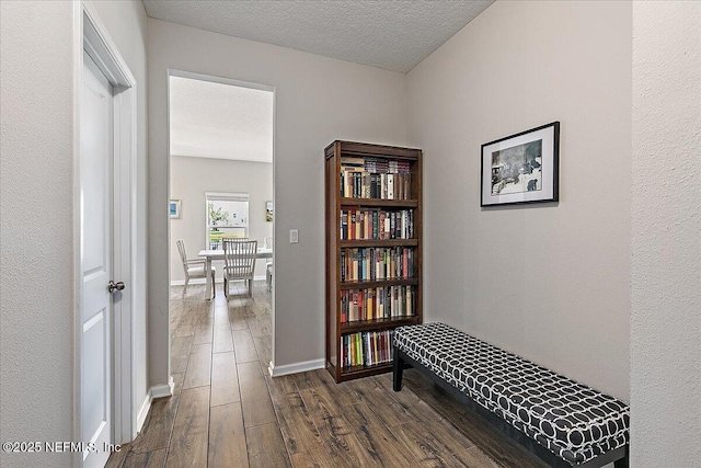 436 Marsh Cove Dr, Ponte Vedra Beach, FL 32082 - hallway with dark wood-style floors and baseboards
