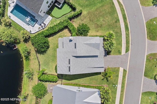 436 Marsh Cove Dr, Ponte Vedra Beach, FL 32082 - bird's eye view of a pool and a nearby body of water