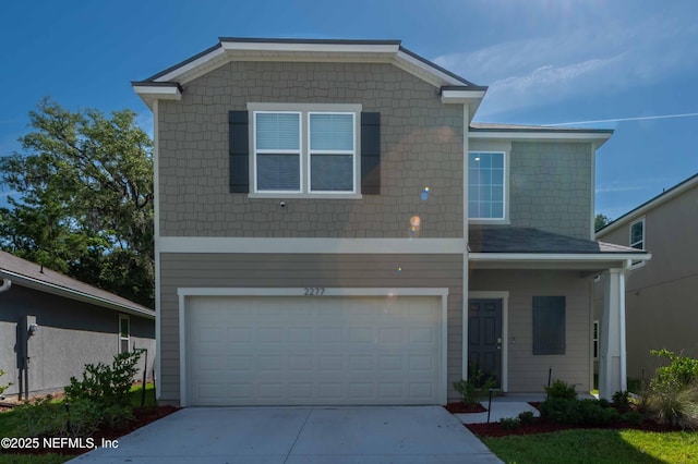2277 Setting Sun Way, Green Cove Springs, FL 32043 - view of front facade featuring driveway and an attached garage