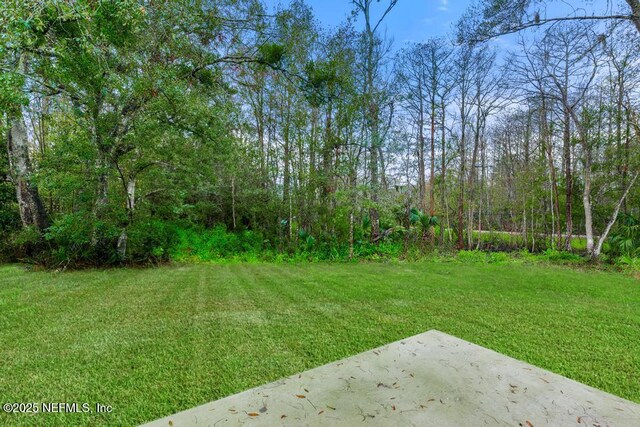 889 Aiken St, Saint Augustine, FL 32084 - view of grassy yard featuring a patio area