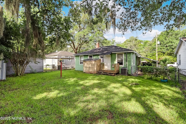 1131 Wycoff Ave, Jacksonville, FL 32205 - view of yard featuring central air condition unit