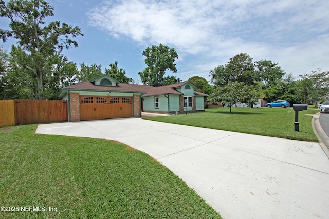 426 Harvest Bend Dr, Fleming Island, FL 32003 - single story home featuring driveway, an attached garage, and brick siding