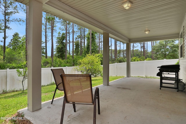 1090 Wetland Ridge Cir, Middleburg, FL 32068 - fenced backyard with a patio