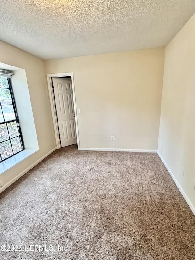3951 Hunters Lake Cir W, Jacksonville, FL 32210 - empty room featuring carpet flooring, a textured ceiling, and baseboards
