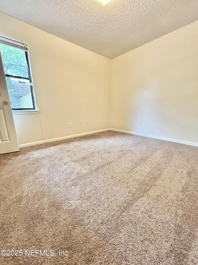 3951 Hunters Lake Cir W, Jacksonville, FL 32210 - carpeted empty room featuring a textured ceiling and baseboards