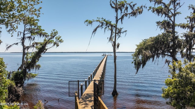 397 Oakmoss Dr, Saint Johns, FL 32259 - dock area with a water view