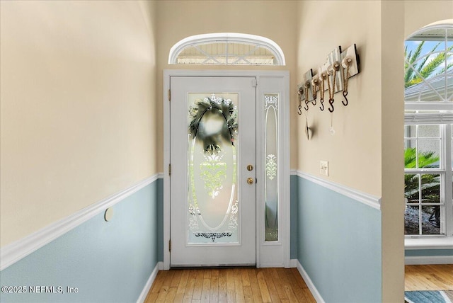 3910 Selig Ct, Middleburg, FL 32068 - entrance foyer featuring light wood-type flooring and baseboards
