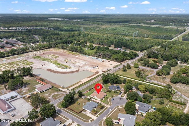 3910 Selig Ct, Middleburg, FL 32068 - aerial view of property and surrounding area with a heavily wooded area