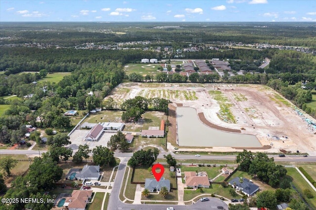 3910 Selig Ct, Middleburg, FL 32068 - aerial view of property's location with a heavily wooded area and nearby suburban area