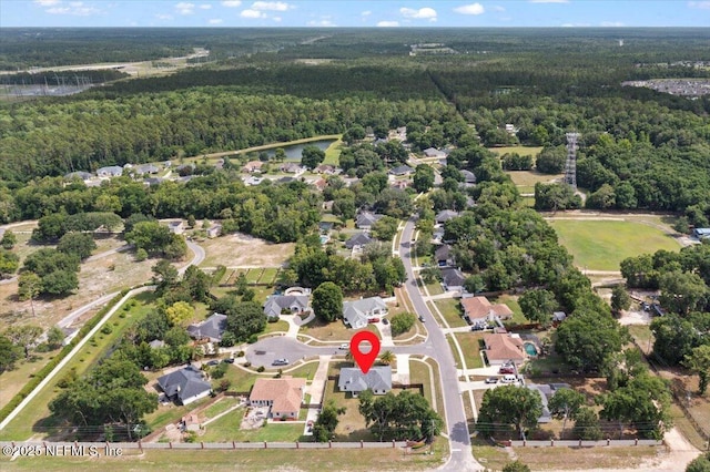 3910 Selig Ct, Middleburg, FL 32068 - aerial overview of property's location featuring a forest