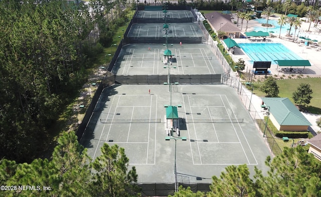 880 Buckeye Ln W, Saint Johns, FL 32259 - drone / aerial view of a pool area